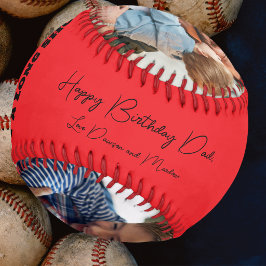 Geburtstagsfoto Weltbester Vater Personalisieren Baseball