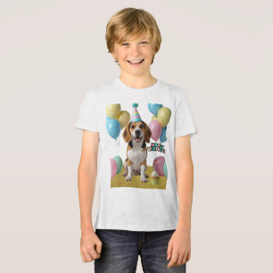 Geburtstagsfreude mit meinem Beagle Tri-Blend Shirt