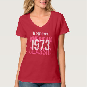 Geburtstagsgeschenk 1973 American Classic V206 T-Shirt