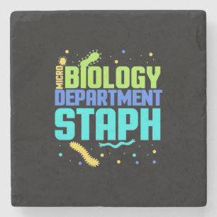 Geburtstagsgeschenk   Abteilung Mikrobiologie Stap Steinuntersetzer