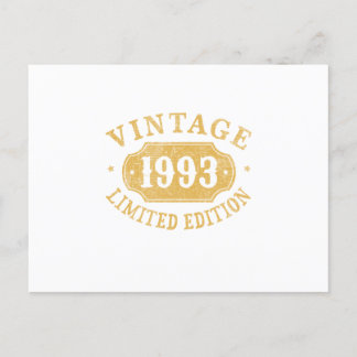 Geburtstagsgeschenk Best Limited für die 1993er Postkarte