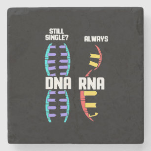 Geburtstagsgeschenk   Biologin DNA und RNA Steinuntersetzer