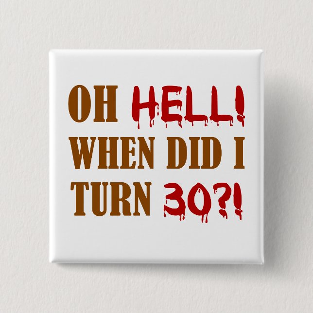 Geburtstagsgeschenk Button (Vorderseite)