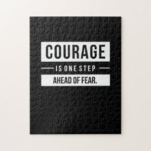 Geburtstagsgeschenk Courage ist ein Schritt vor An