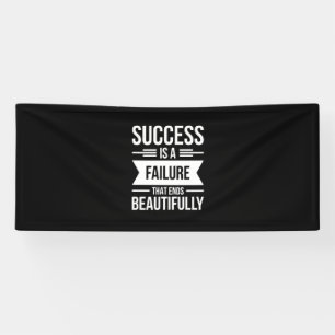 Geburtstagsgeschenk Erfolg ist ein Versagen Banner