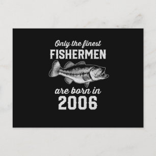 Geburtstagsgeschenk Fischerei 2006 Postkarte