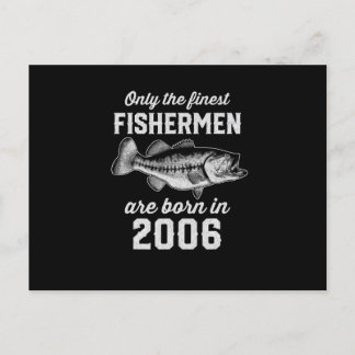 Geburtstagsgeschenk Fischerei 2006 Postkarte