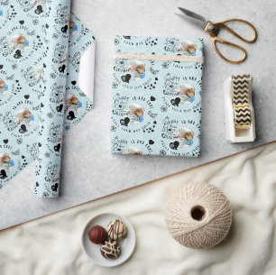 Geburtstagsgeschenk für Enkel mit individuellem Fo Geschenkpapier