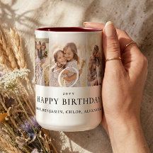 Geburtstagsgeschenk für Mama - Fotocollage zum Auf
