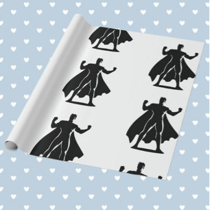 Geburtstagsgeschenk für Superhelden Geschenkpapier