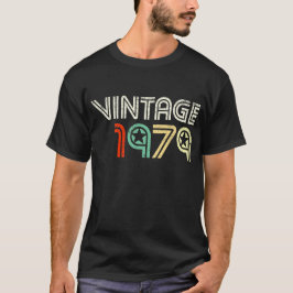 Geburtstagsgeschenk Geboren 1979 Retro T-Shirt