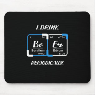 Geburtstagsgeschenk   Ich trinke regelmäßig Bier Mousepad