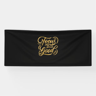 Geburtstagsgeschenk im Fokus auf das Gute Banner
