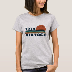 Geburtstagsgeschenk im Jahr 1974 geboren T-Shirt