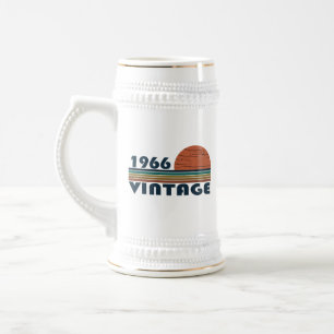 Geburtstagsgeschenk Jahrgang 1966 Bierglas