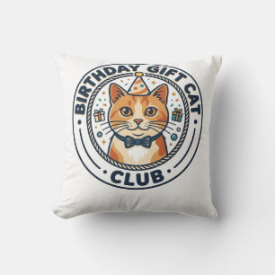 Geburtstagsgeschenk Katze Katzenliebhaber Geschenk Kissen
