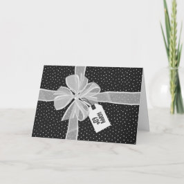 Geburtstagsgeschenk mit Bow Karte