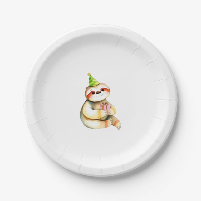 Geburtstagsgeschenk niedliches lustiges Party, das Pappteller (Vorderseite)