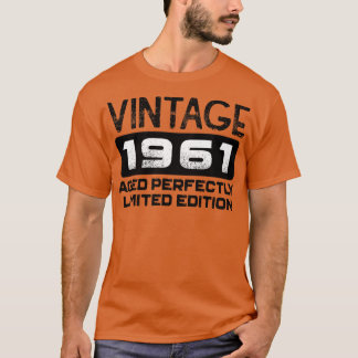 Geburtstagsgeschenk Vintag 1961 Vollständig T-Shirt