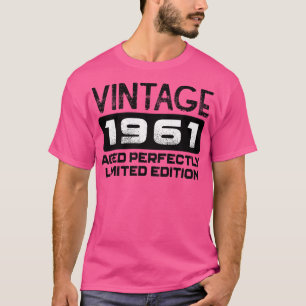 Geburtstagsgeschenk Vintag 1961 Vollständig T-Shirt
