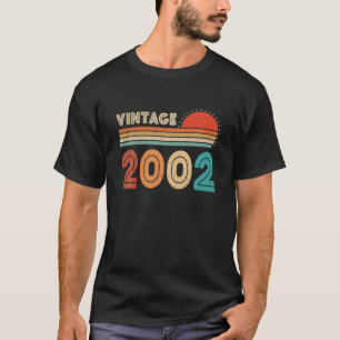Geburtstagsgeschenk - Vintag 2002 Retro-Tag 19 Ye T-Shirt