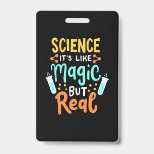 Geburtstagsgeschenk   Wissenschaft ist wie Magie Ausweis