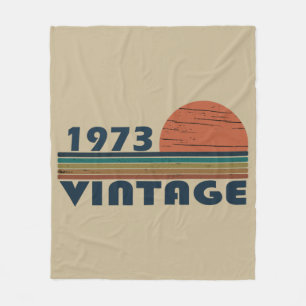 Geburtstagsgeschenk zum Jahrgang 1973 Fleecedecke