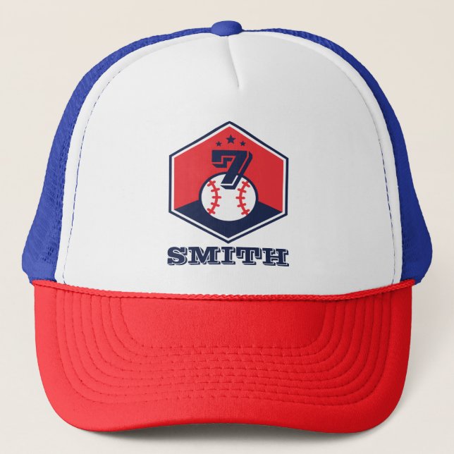 Geburtstagsgeschenke für Baseball-Liebhaber Truckerkappe (Vorderseite)