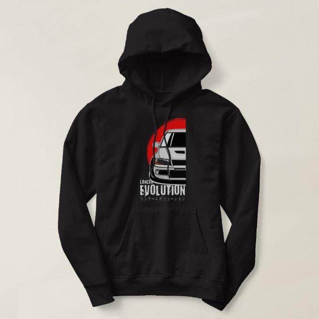 Geburtstagsgeschenke Lancer Evolution Hoodie (Design vorne)