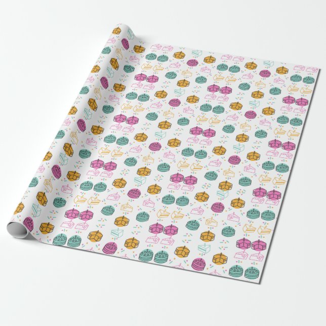Geburtstagsgeschenkpapier Geschenkpapier (Ungerollt)