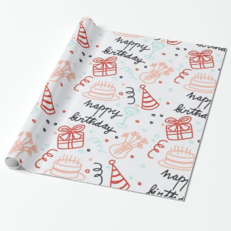 Geburtstagsgeschenkverpackung geschenkpapier