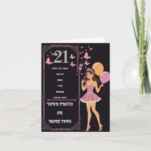 Geburtstagsgestaltung mit Optionen für personalisi Einladung