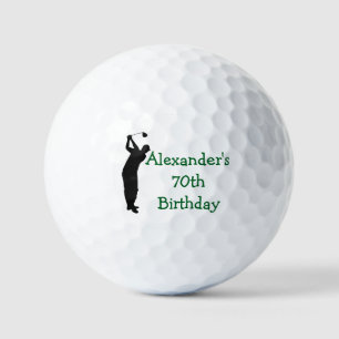 Geburtstagsgolfer Lustig 70. Geburtstag glückliche Golfball