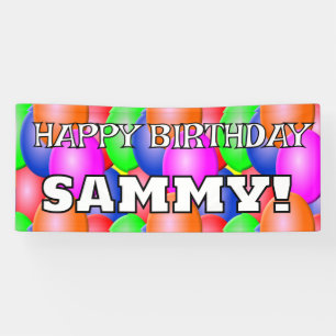 Geburtstagsgruß HAPPY BIRTHDAY mit Namen personali Banner