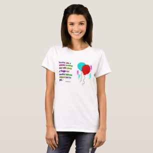 Geburtstagsgruß-Zitat Damen Basic T-Shirt