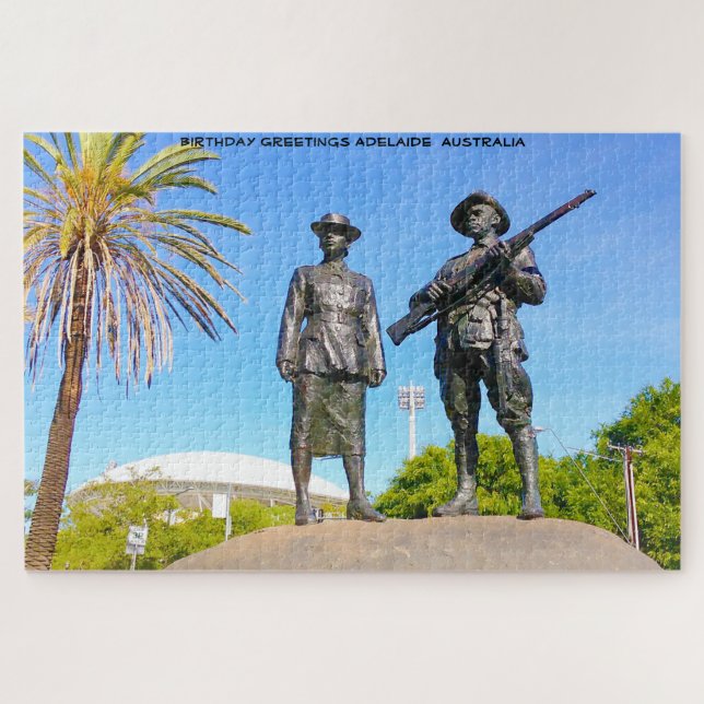 Geburtstagsgrüße Adelaide Australien (Horizontal)