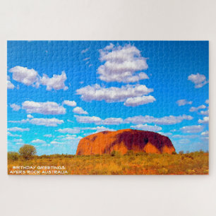 Geburtstagsgrüße Ayers Rock Australien