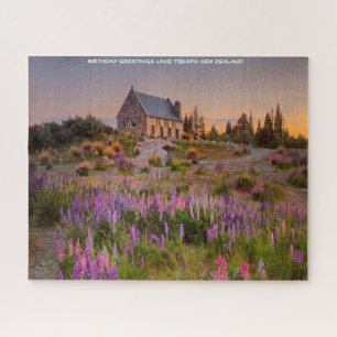 Geburtstagsgrüße Lake Tekapo Neuseeland