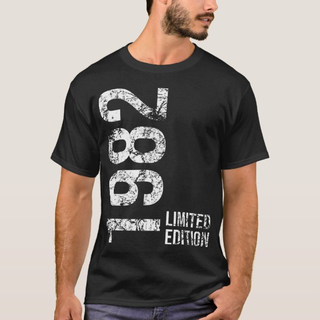 Geburtstagsjahre alt T-Shirt (Vorderseite)