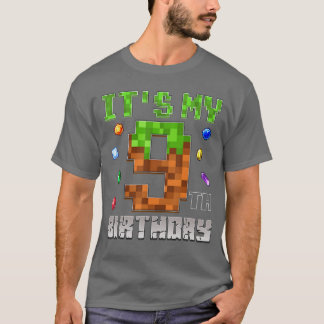Geburtstagsjunge Es ist mein 9. Geburtstag Videosp T-Shirt