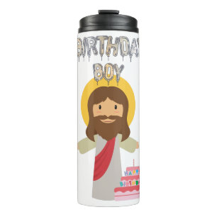 Geburtstagsjunge jesus Weihnachten Thermosbecher