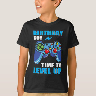 Geburtstagsjunge Zeit, um Video-Game-Boys zu verbe T-Shirt