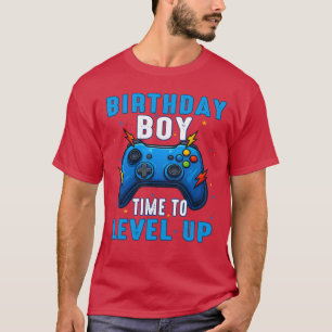 Geburtstagsjunge zum Level-Up-Gamer-Videospiel 7 J T-Shirt