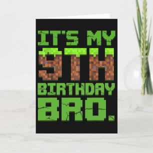 Geburtstagskamerad Es ist mein 9. Geburtstag 9 Jah Karte