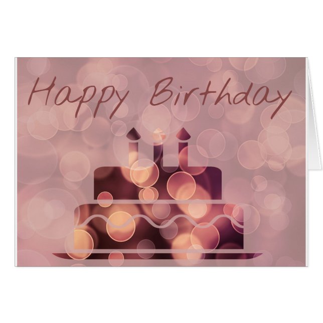 Geburtstagskarte (Vorderseite (Horizontal))