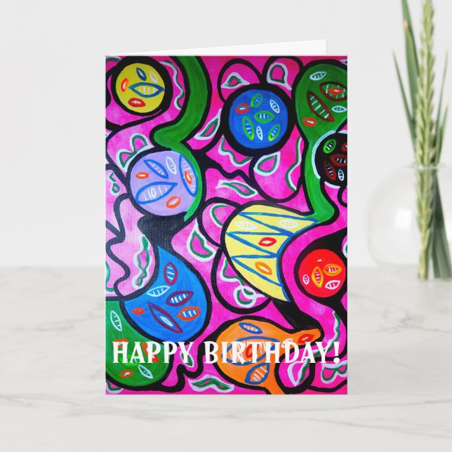 Geburtstagskarte 35 karte (Vorderseite)