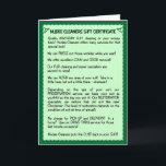 Geburtstagskarte: Anzug zum Geburtstag putzen Karte<br><div class="desc">Who wouldn't love having their Birthday Fortsetzung revamped! Send this humorous birthday card and remember,  "Nudee Cleaners puts the cute back in your!"</div>