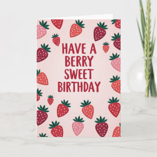 Geburtstagskarte Berry Sweet Karte
