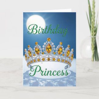 Geburtstagskarte der Prinzessin, Geburtstag der To Feiertagskarte