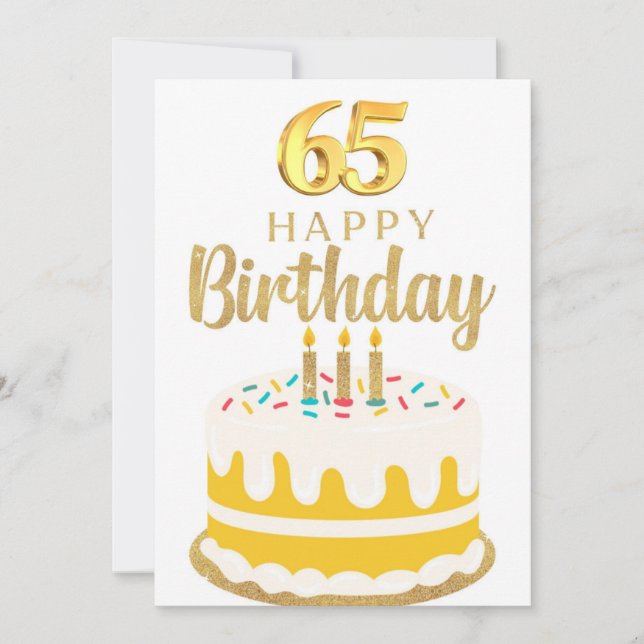 Geburtstagskarte Einladung (Vorderseite)